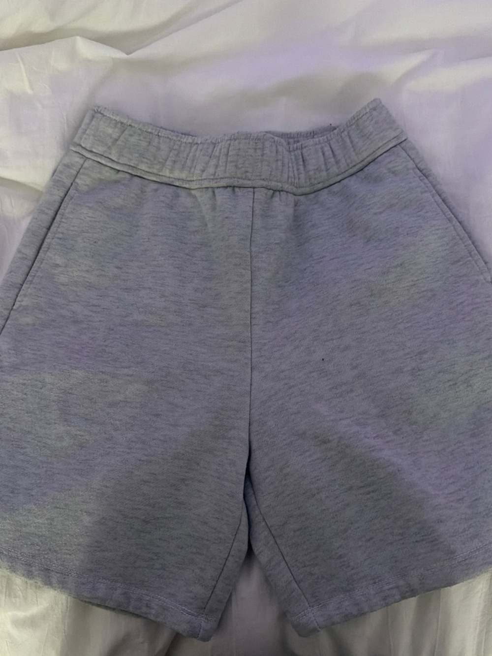 Princess Polly Heather GraySweat Shorts